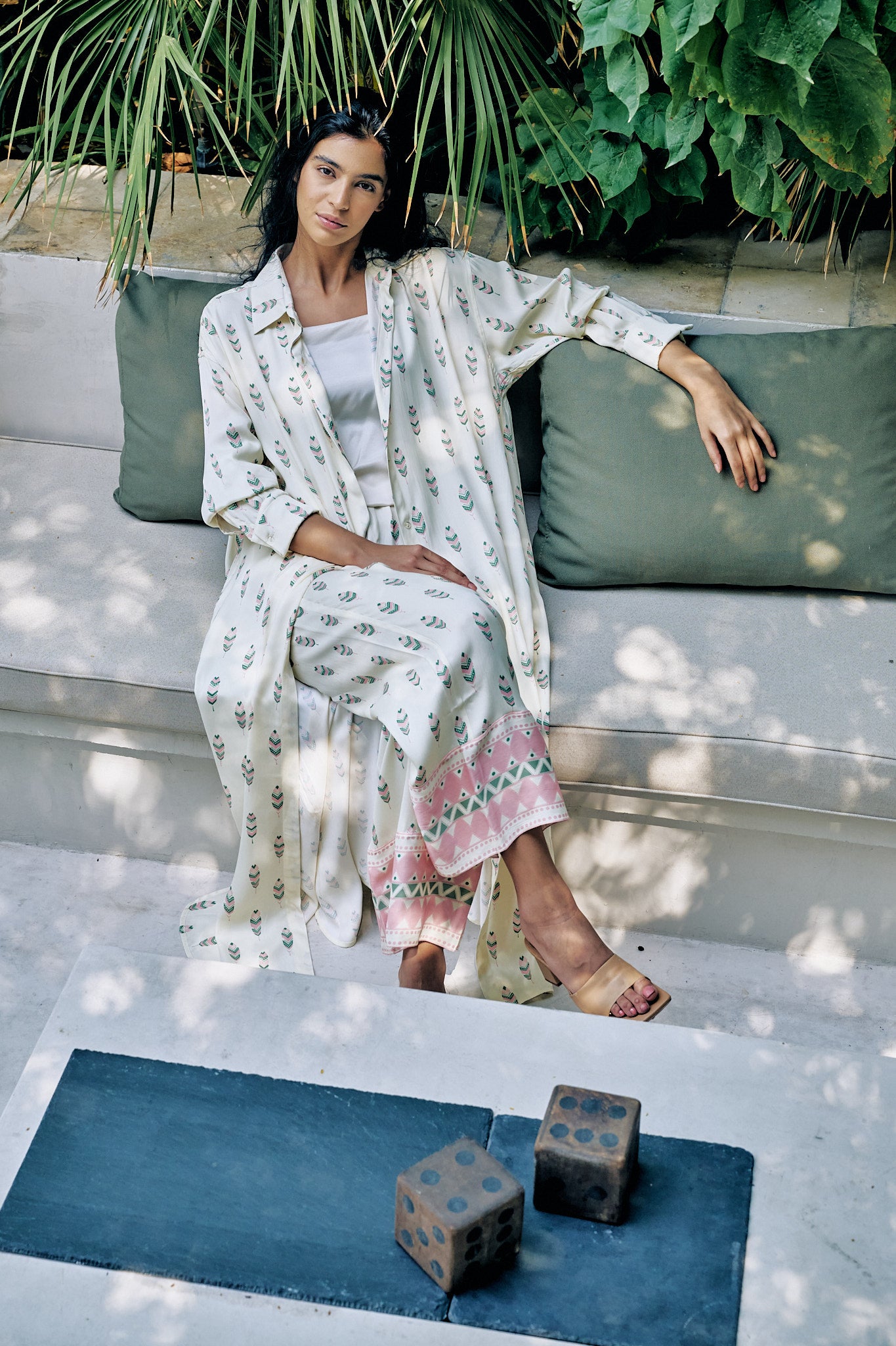 Feather Dolman Pants