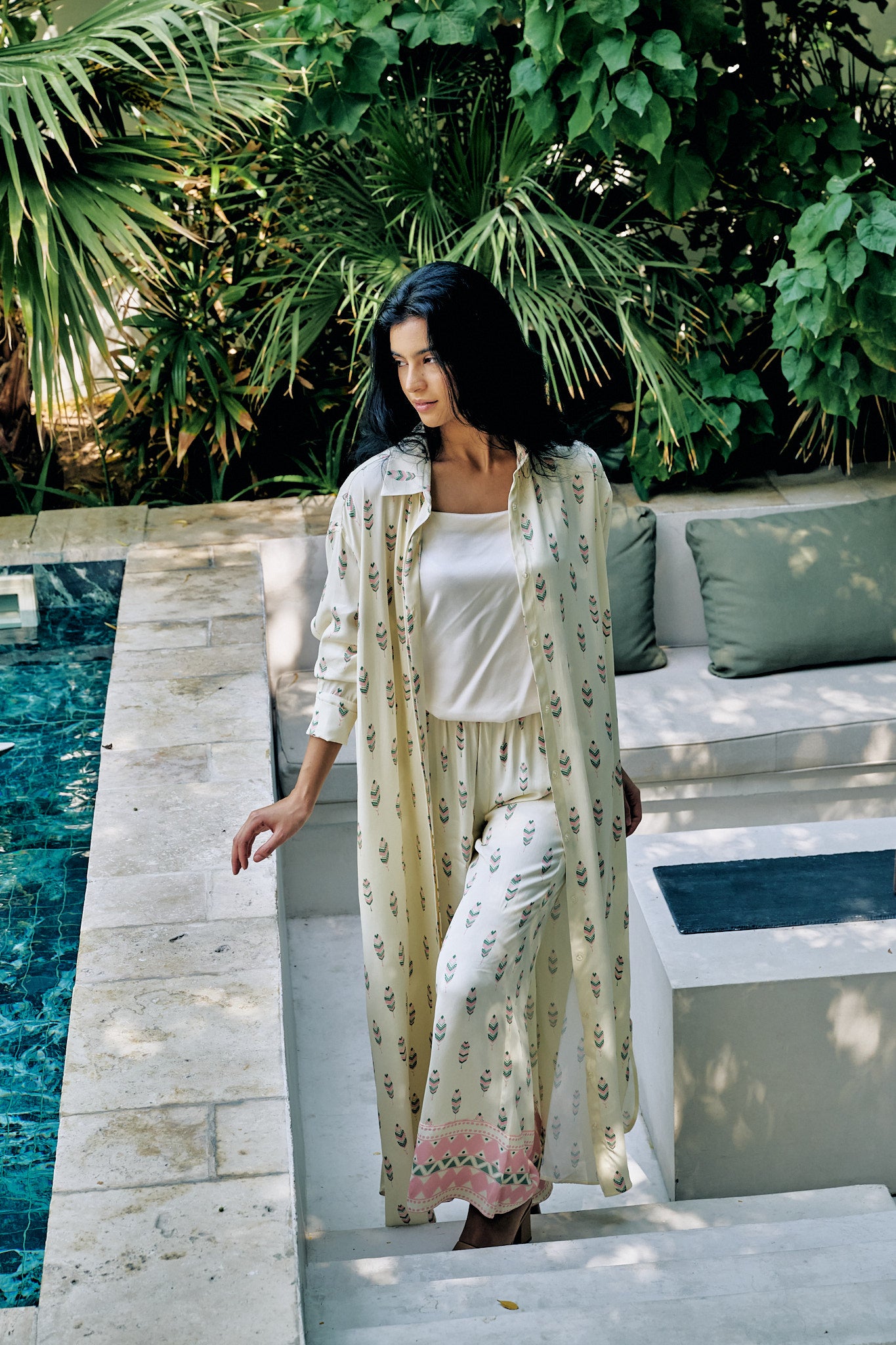 Feather Dolman Pants