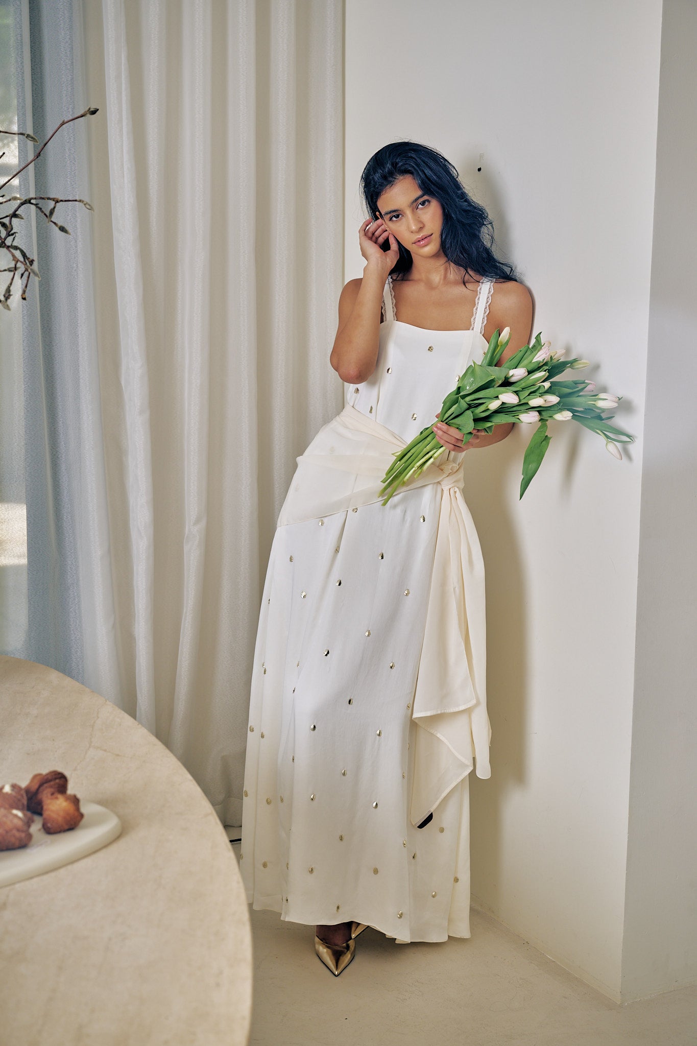 Ivory Long Dress