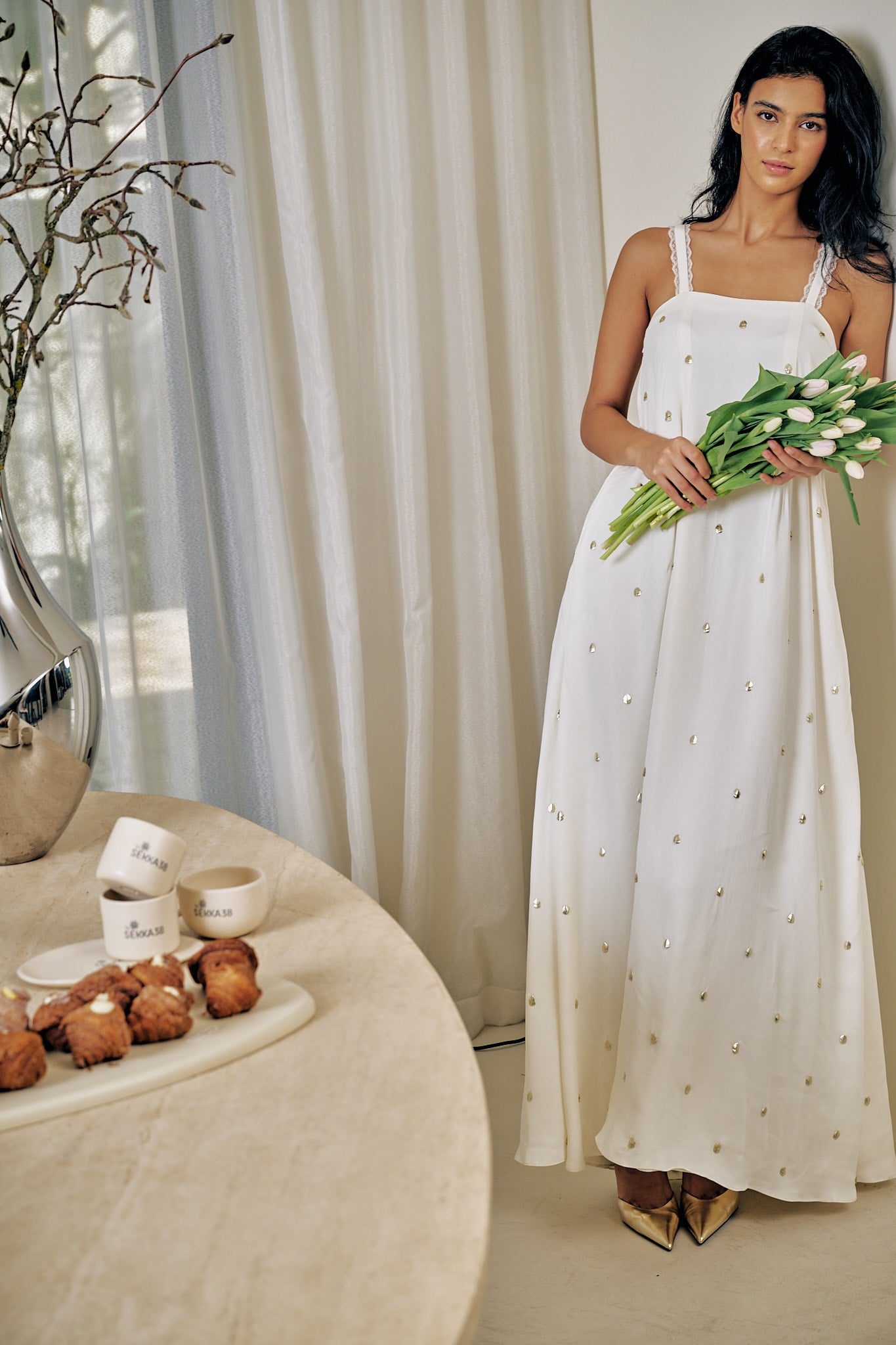 Ivory Long Dress