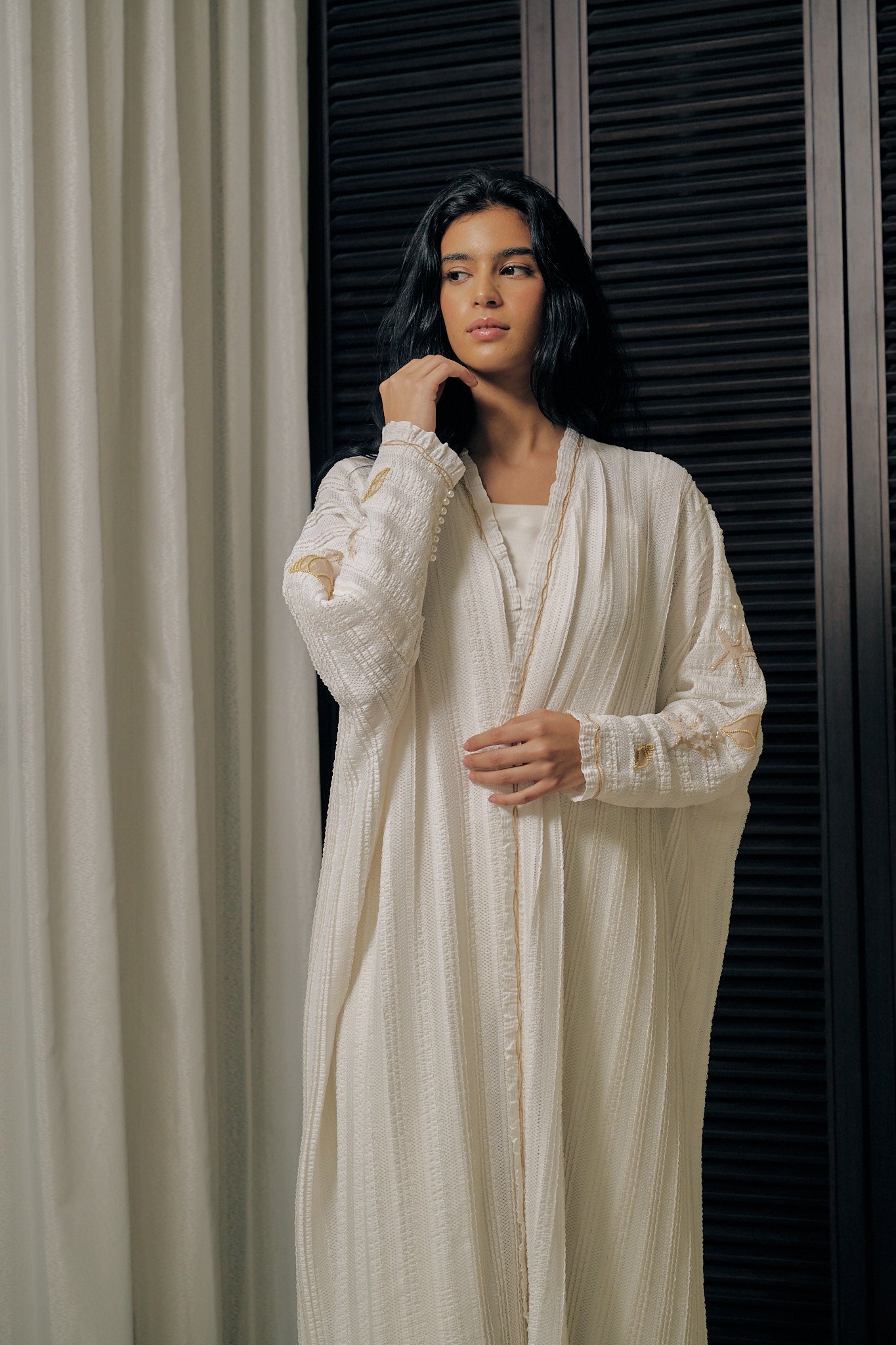 Feather Shift Dress