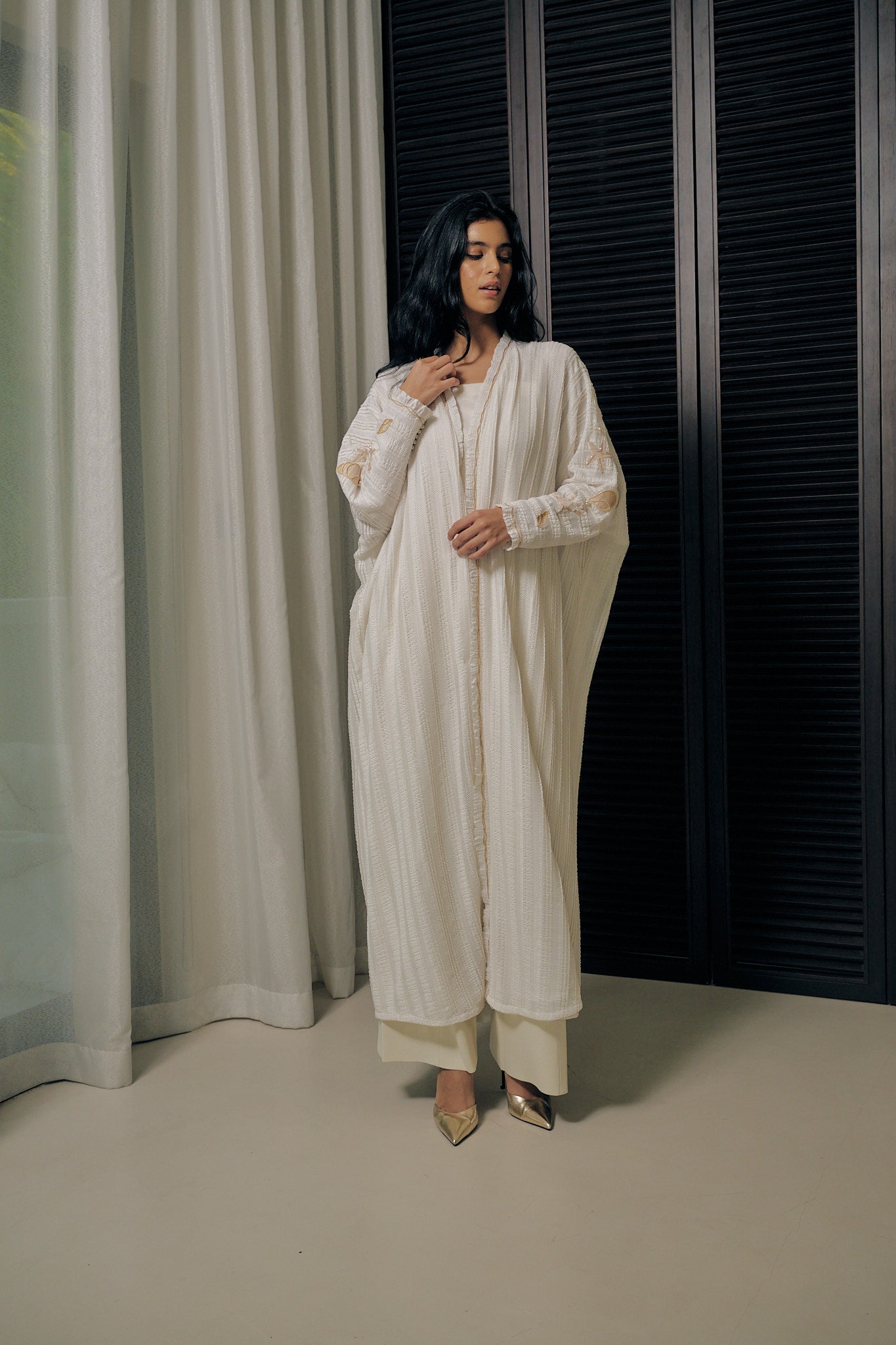 Feather Shift Dress
