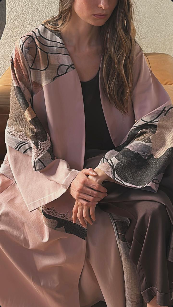 Elegant Printed Abaya